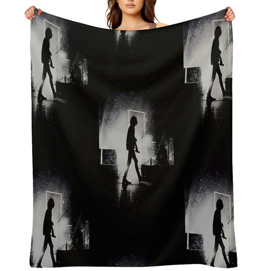 The 1975 Band Travel-friendly Throw Blanket