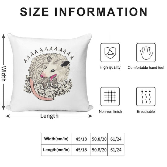 He Scream Soft Multiple Sizes Throw Pillow