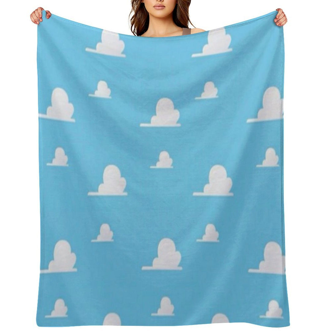 Clouds Andy's Room Lightweight Throw Blanket