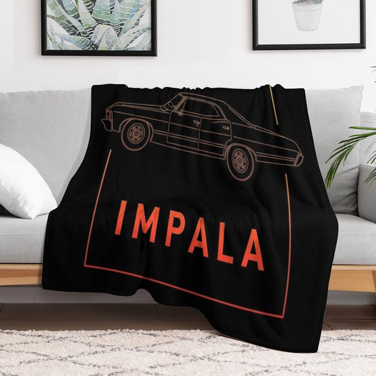 Supernatural 1967 Chevy Impala Comfort Throw Blanket