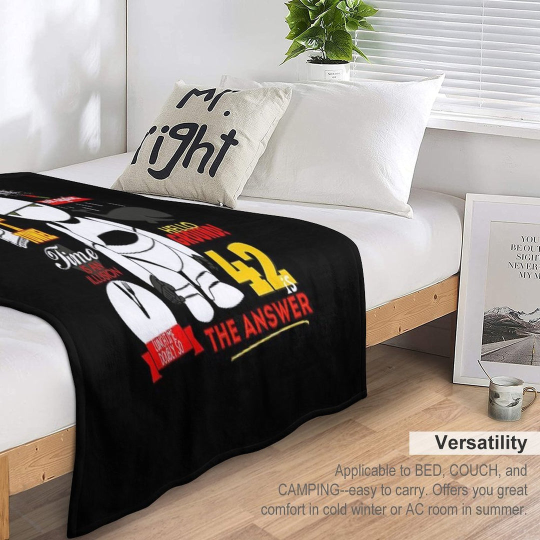 Hitchhikers Guide To The Galaxy 1 Travel-friendly Throw Blanket