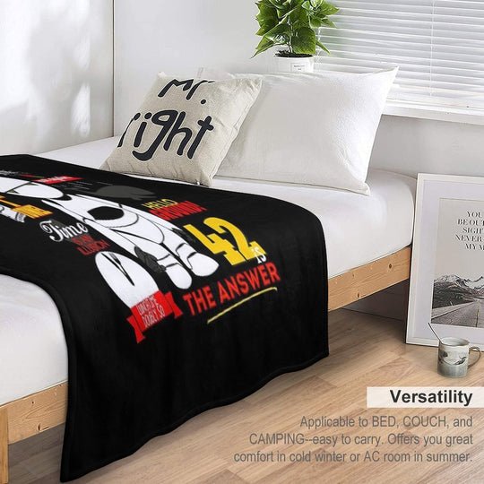 Hitchhikers Guide To The Galaxy 1 Travel-friendly Throw Blanket