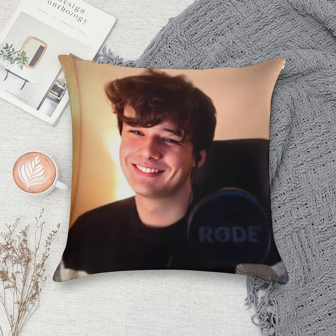 Wilbur Soot Soft Easy Maintenance Throw Pillow