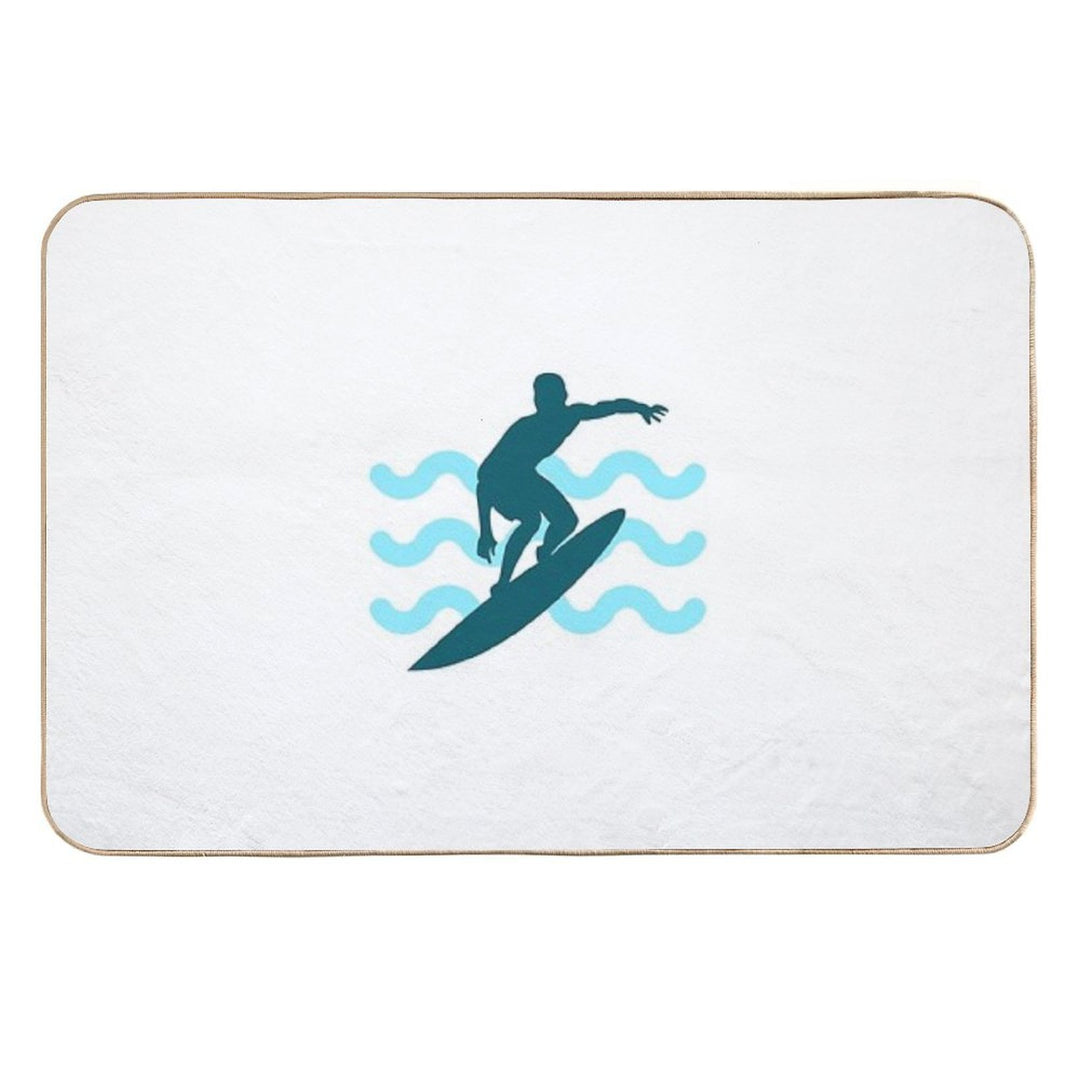 SURF LIFE - LIVING - LIVE - SURF LIVING  Fade-Resistant Bath Mat
