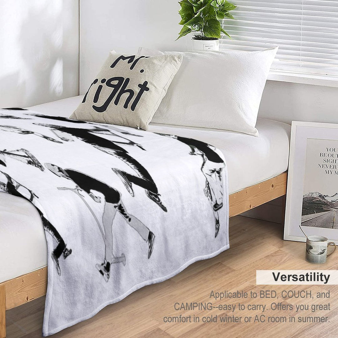 Airtime!- Stunt Scooter Fun Comfort Throw Blanket