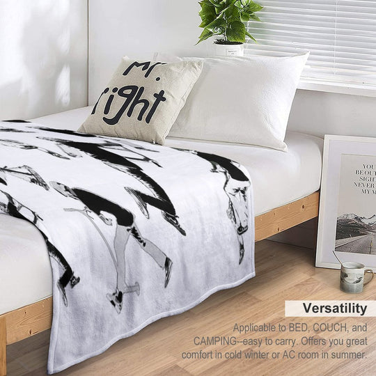 Airtime!- Stunt Scooter Fun Comfort Throw Blanket