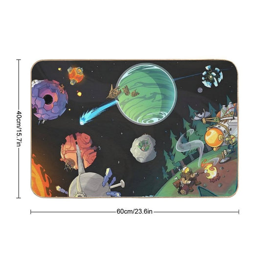 Outer Wilds - Animated Space Durable Bath Mat