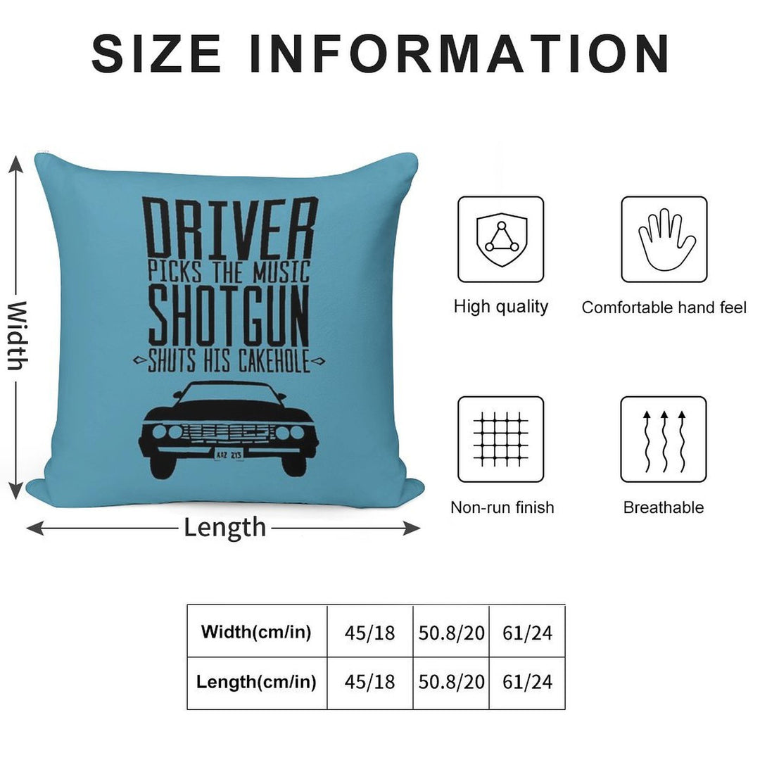 Supernatural Quote Soft Skin-Friendly Throw Pillow