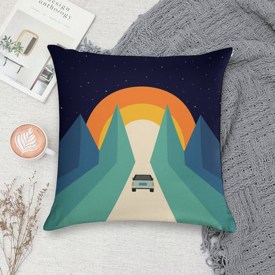 Wonderful Trip Soft Bedroom Essential Throw Pillow