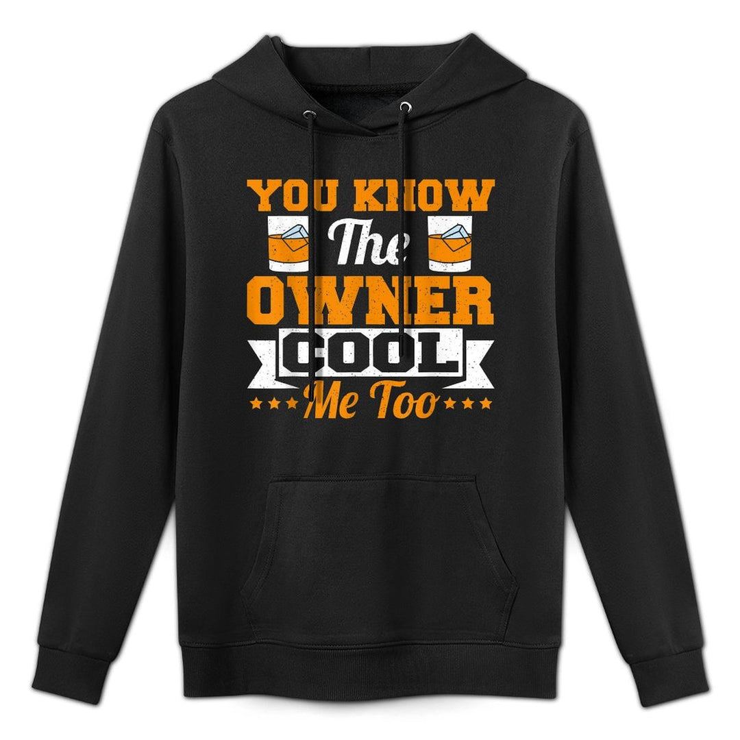 I Know The Owner Too Intoxicologist Cocktail Lover Bartender Adjustable Hood Hoodie