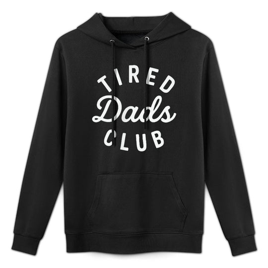 Tired Dads Club ( 2 Sided) Car Race Track On Dad Daddy Mens All-Day Comfort Hoodie