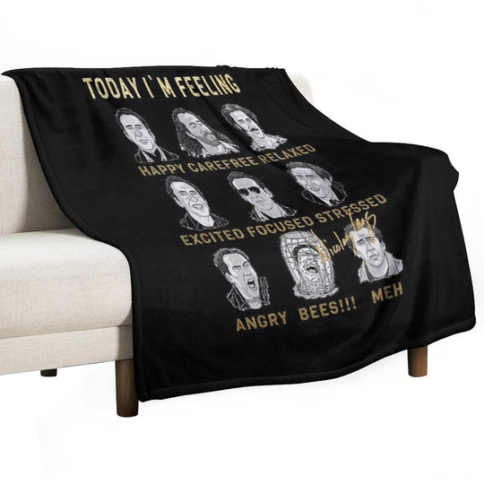 Nicholas Cage - Nicolas Cage - Nick Cage - Nic Cage Lightweight Throw Blanket