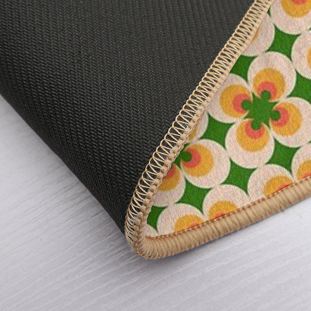 Flower Power Textile  Long-Lasting Bath Mat