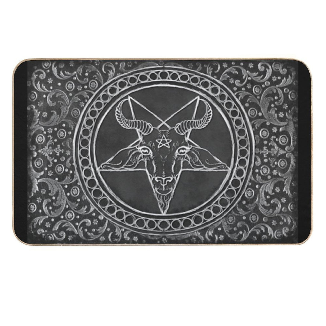 Ornate Baphomet  Toxin-Free Bath Mat