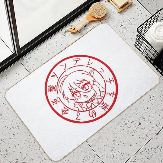 Shana Stamp  Stain-Proof Bath Mat