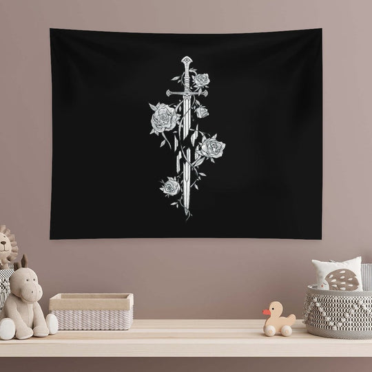 Roses of The Broken Sword Tapestry
