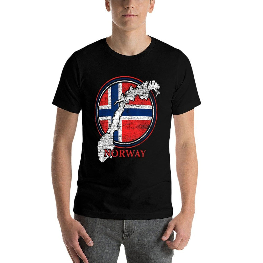 Nordic Scandinavia Proud Norwegian Country Norway  Trendy Pattern T-Shirt