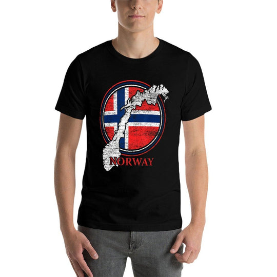 Nordic Scandinavia Proud Norwegian Country Norway  Trendy Pattern T-Shirt