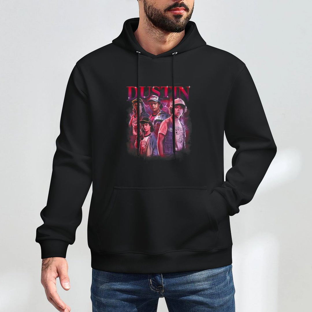 Stranger Things Dustin Heartthrob Officially Licensed Durable Construction Hoodie