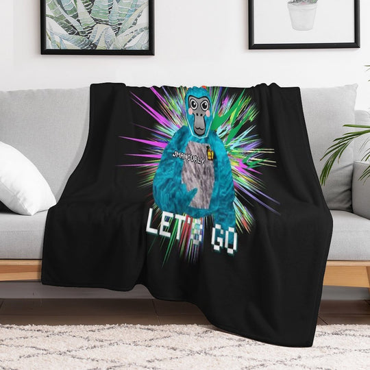 JMANCURLY Gorilla Tag VR Gamer Video Game Design Comfort Throw Blanket