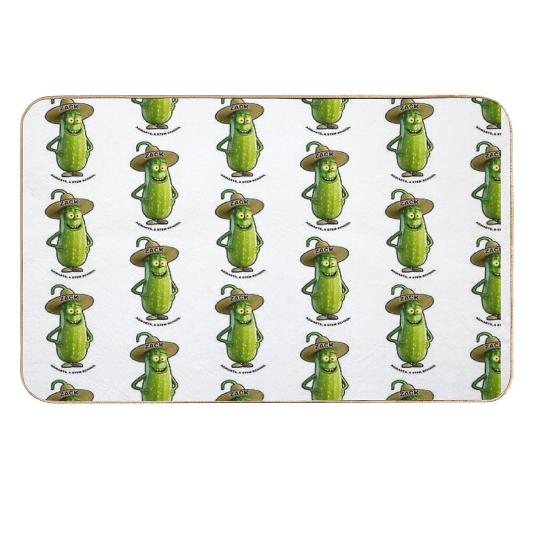 Zack Zucchini  Non-Slip Bath Mat