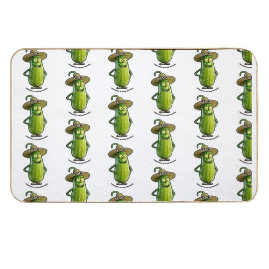 Zack Zucchini  Non-Slip Bath Mat