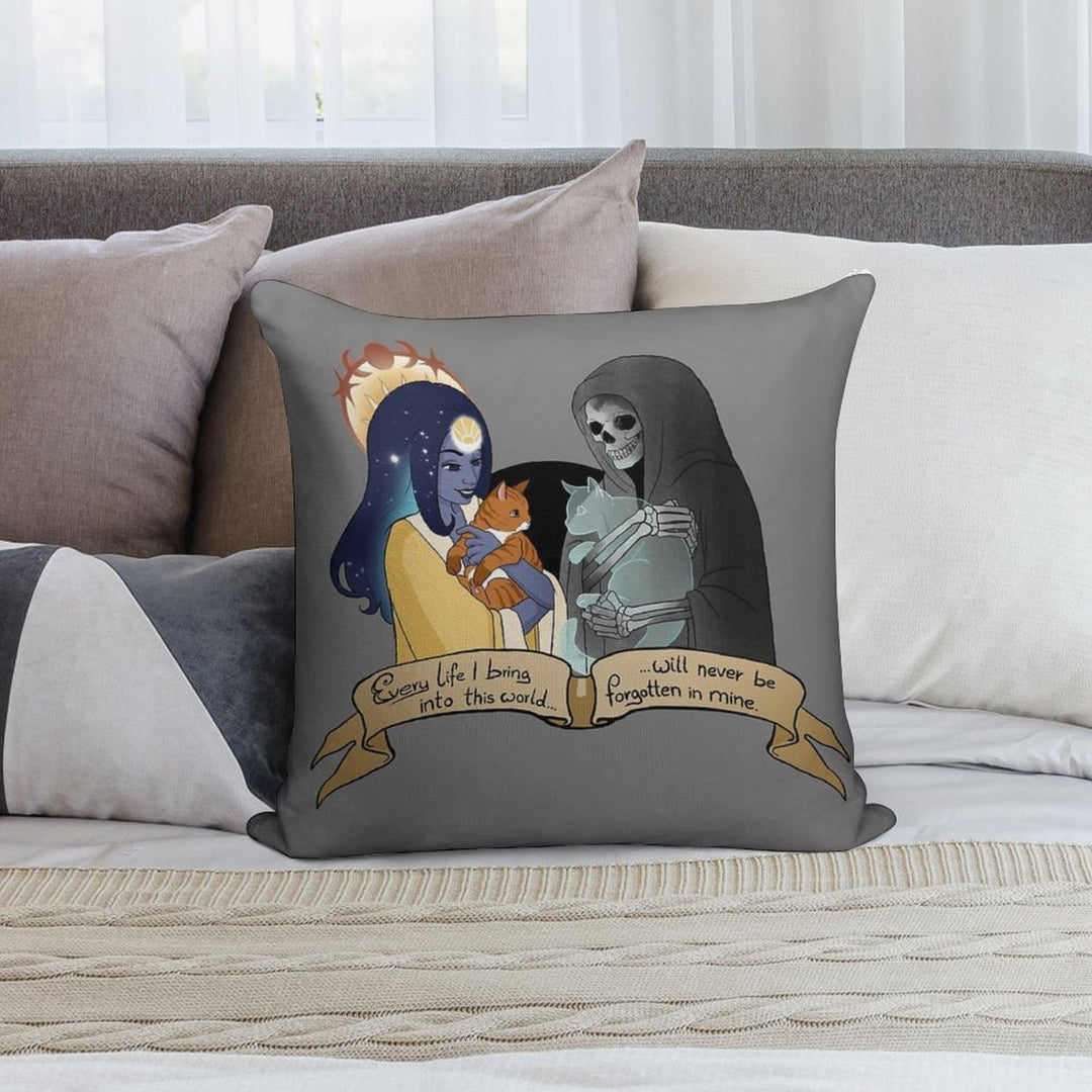 Life & Death Soft Decorative Cover Throw Pillow