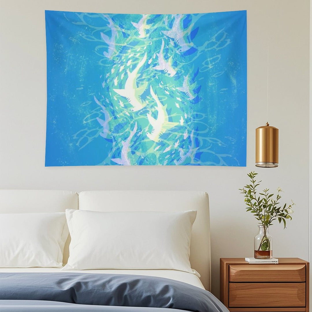 Hammerhead Migration Tapestry