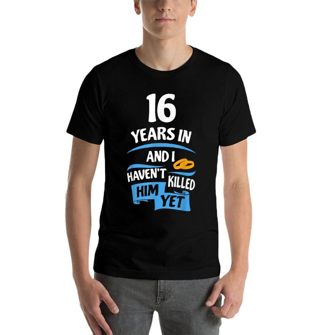 16 Years Anniversary Gift Idea for Her - 16th Wedding  Lightweight T-Shirt