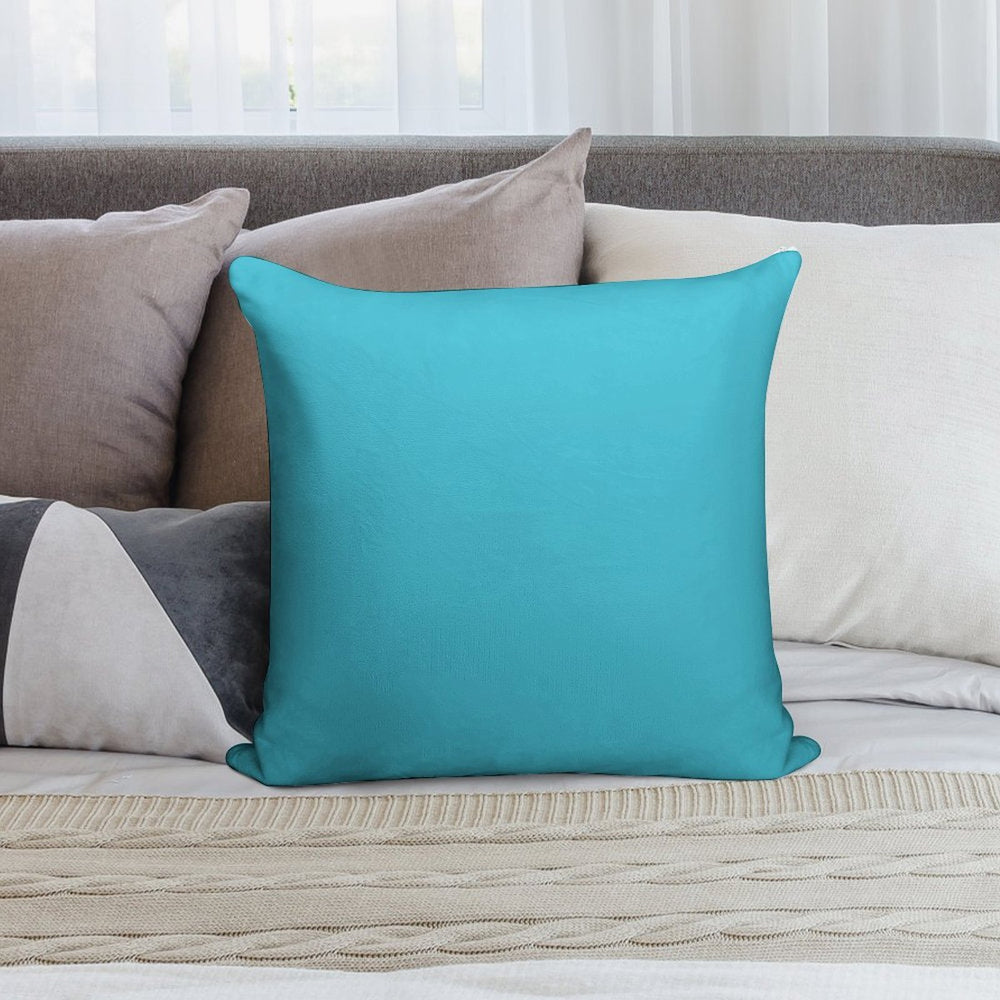 Turquoise Soft Gift Ready Throw Pillow
