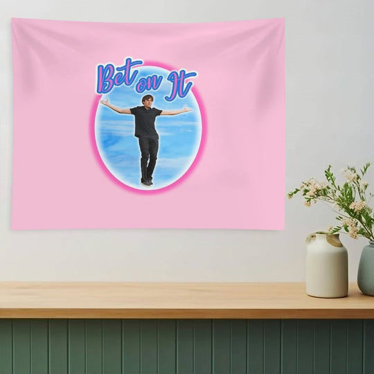 Bet on It Troy Bolton Zac Efron in High School Musical Tapestry