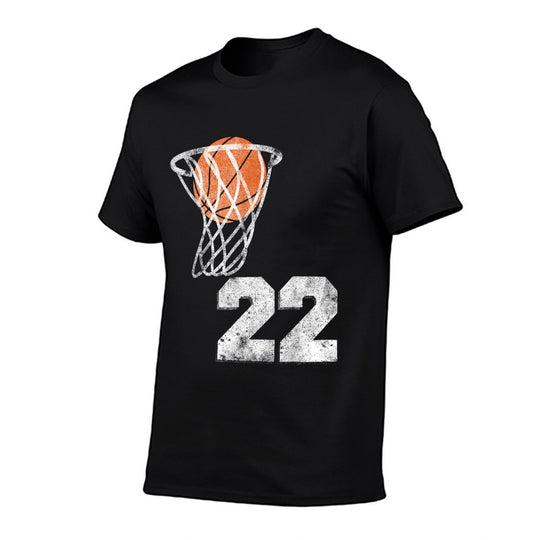 Vintage Basketball Jersey Number 22 Player Number  Vintage-inspired T-Shirt
