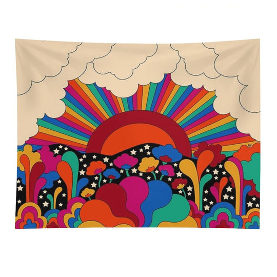 70s Landscape Tapestry