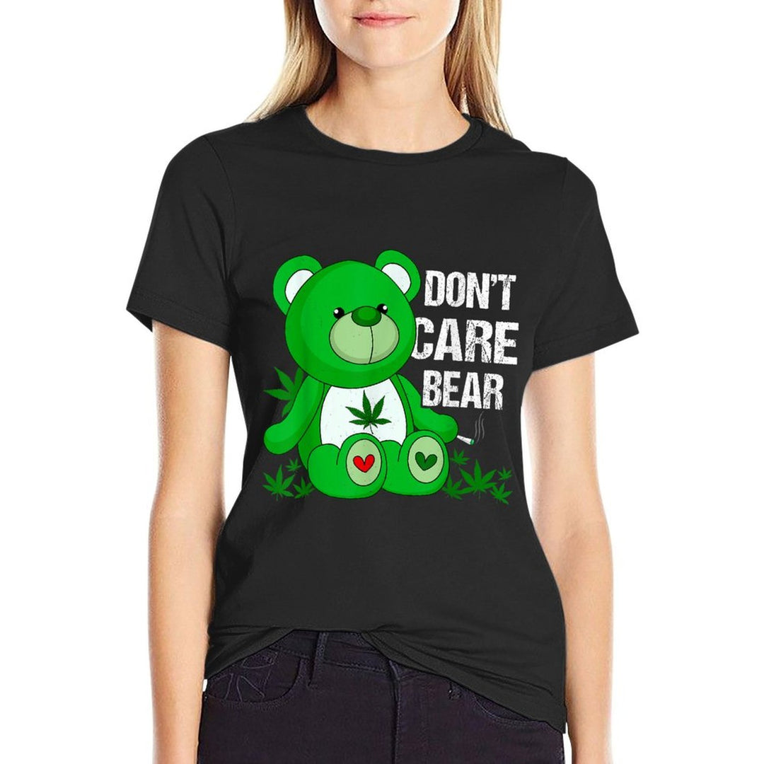 Weed Bear Herb Bear Dont Care Funny Bear Marijuana Cannabis  Affordable Price T-Shirt