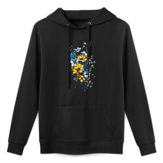 Flower Bouquet Nature Illustration for Women And Men Machine Washable Hoodie