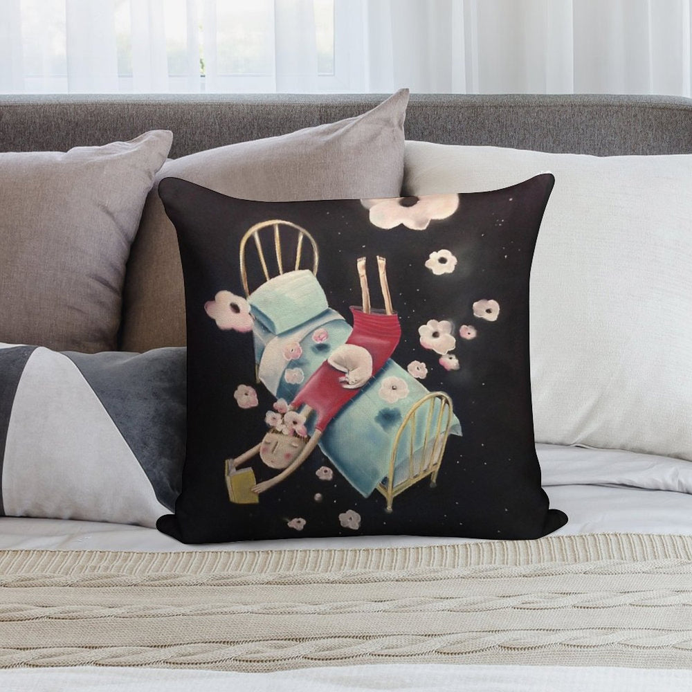 Page Turner Soft Luxury Feel Throw Pillow