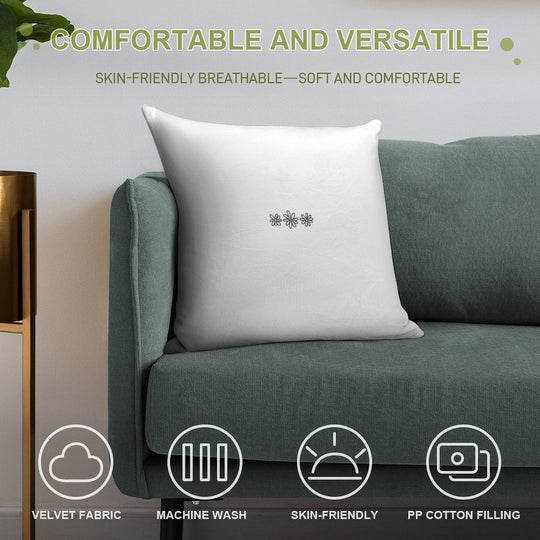 Flower Tumblr Soft Fade-Resistant Throw Pillow