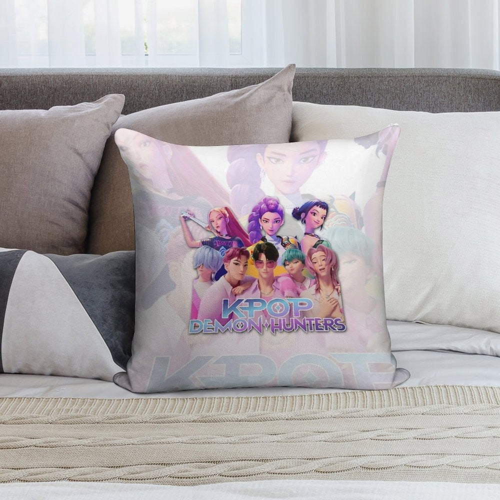 Kpop Demon Hunters Soft High-Density Material Throw Pillow