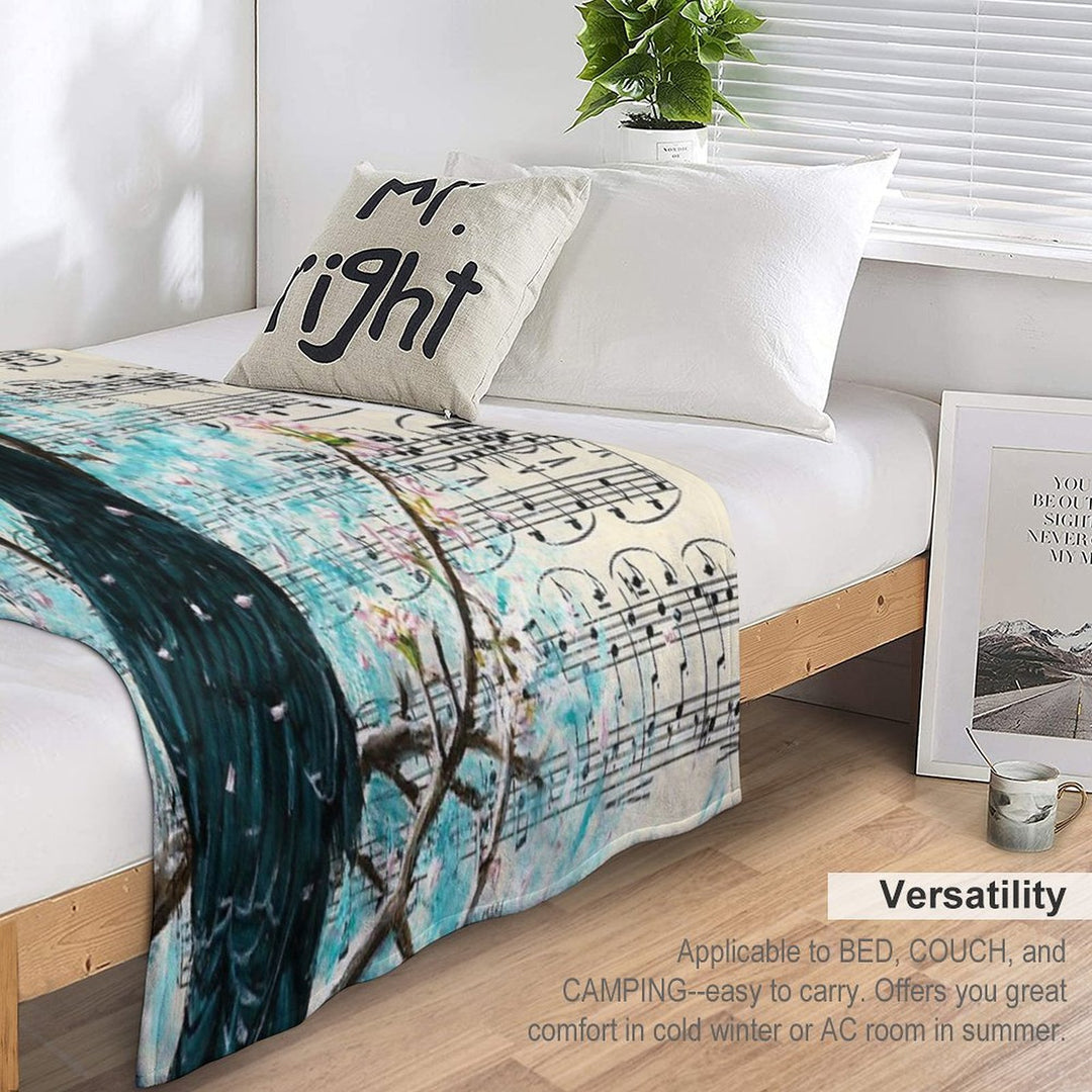 Blackbird Lightweight Throw Blanket