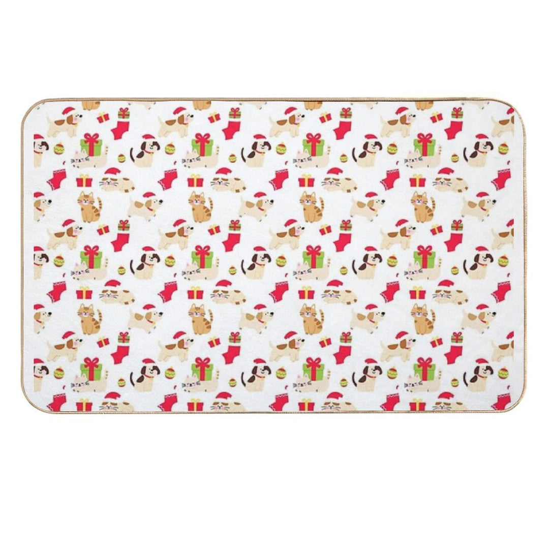Merry Christmas  Toxin-Free Bath Mat
