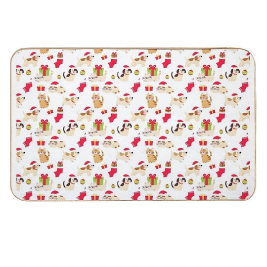 Merry Christmas  Toxin-Free Bath Mat