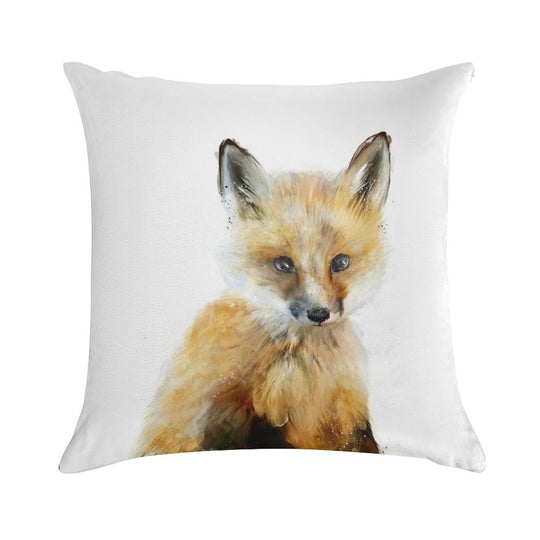 Little Fox Soft Anti-Pilling Throw Pillow