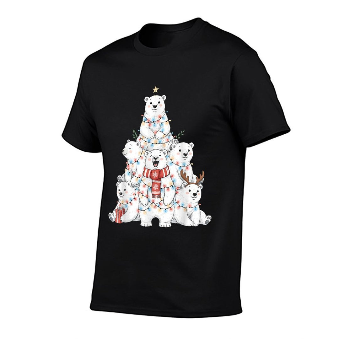 Polar Bear Christmas Tree Xmas Pajamas  Odor-resistant T-Shirt