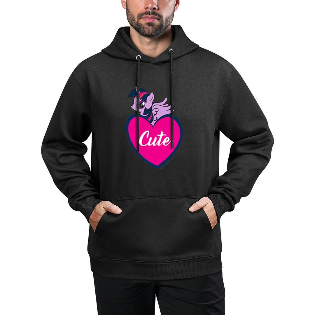 My Little Pony Friendship Is Magic Twilight Cute Heart Logo Premium Customizable Surface Hoodie