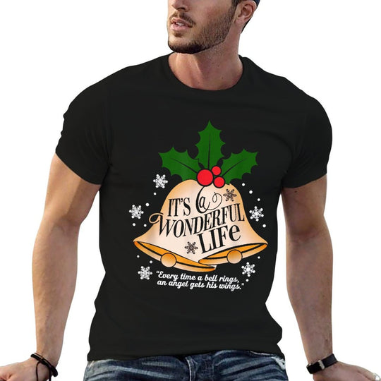 Its A Wonderful Life Everytime A Bell Rings Christmas Movie  Moisture-wicking T-Shirt
