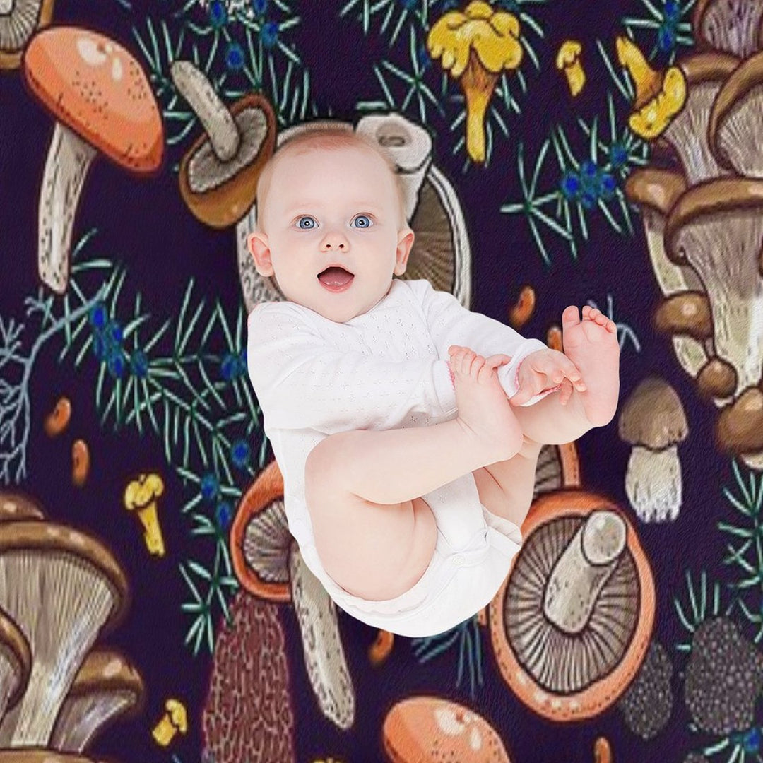 Dark Dream Forest Eco-conscious Throw Blanket