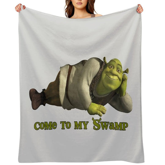 Come to My Swamp - Shrek Premium Throw Blanket