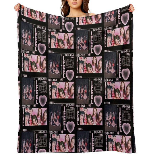 GIDLE Kpop Gift-ready Throw Blanket