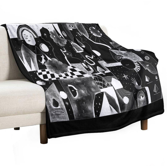 DON'T TOUCH ME Shrink-resistant Throw Blanket