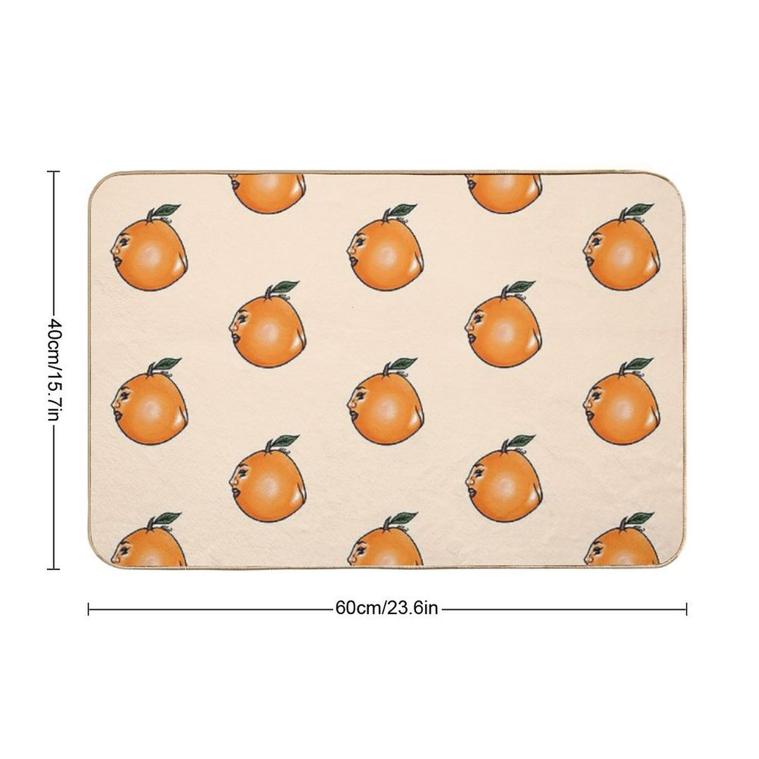 Lil Orange Booty  Absorbent Bath Mat